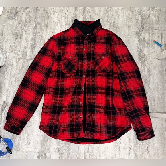 Weatherproof Men's Plaid Heavy Flannel Shirt Jacket - Picture 3 of 7
